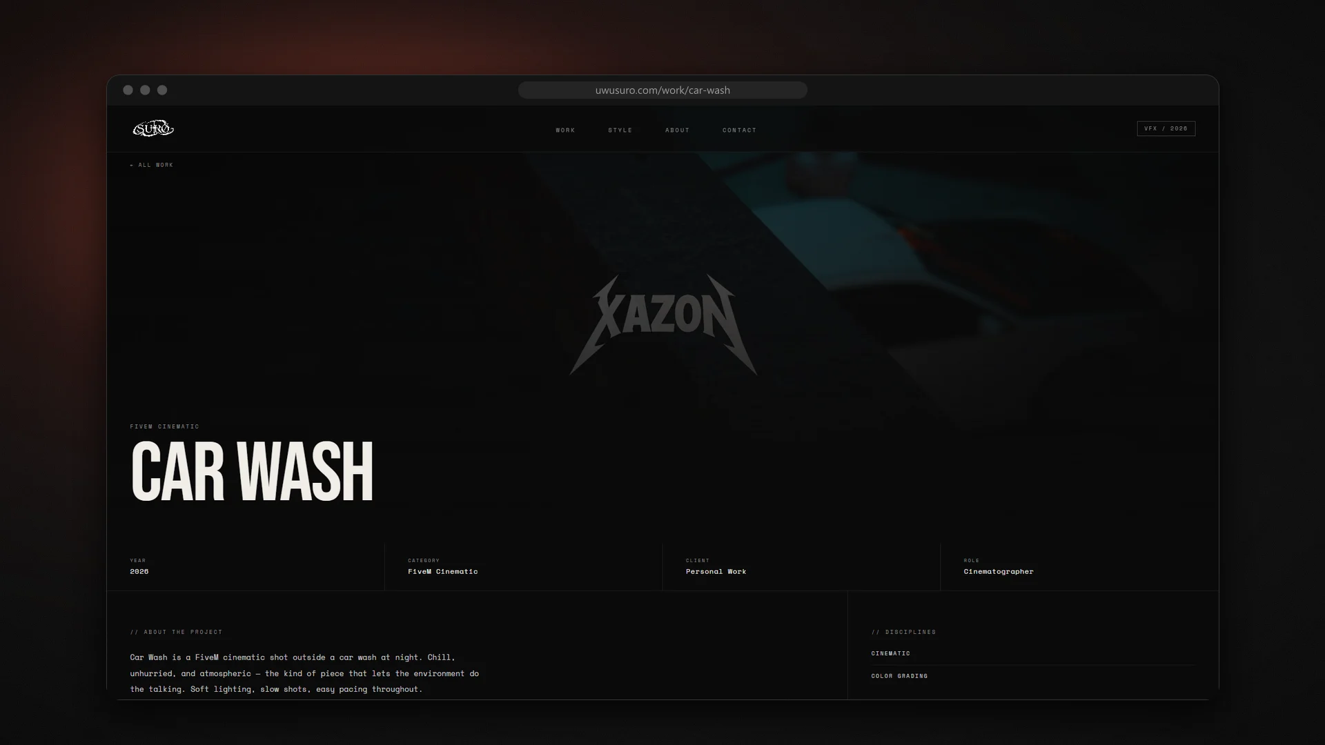 Car Wash project page